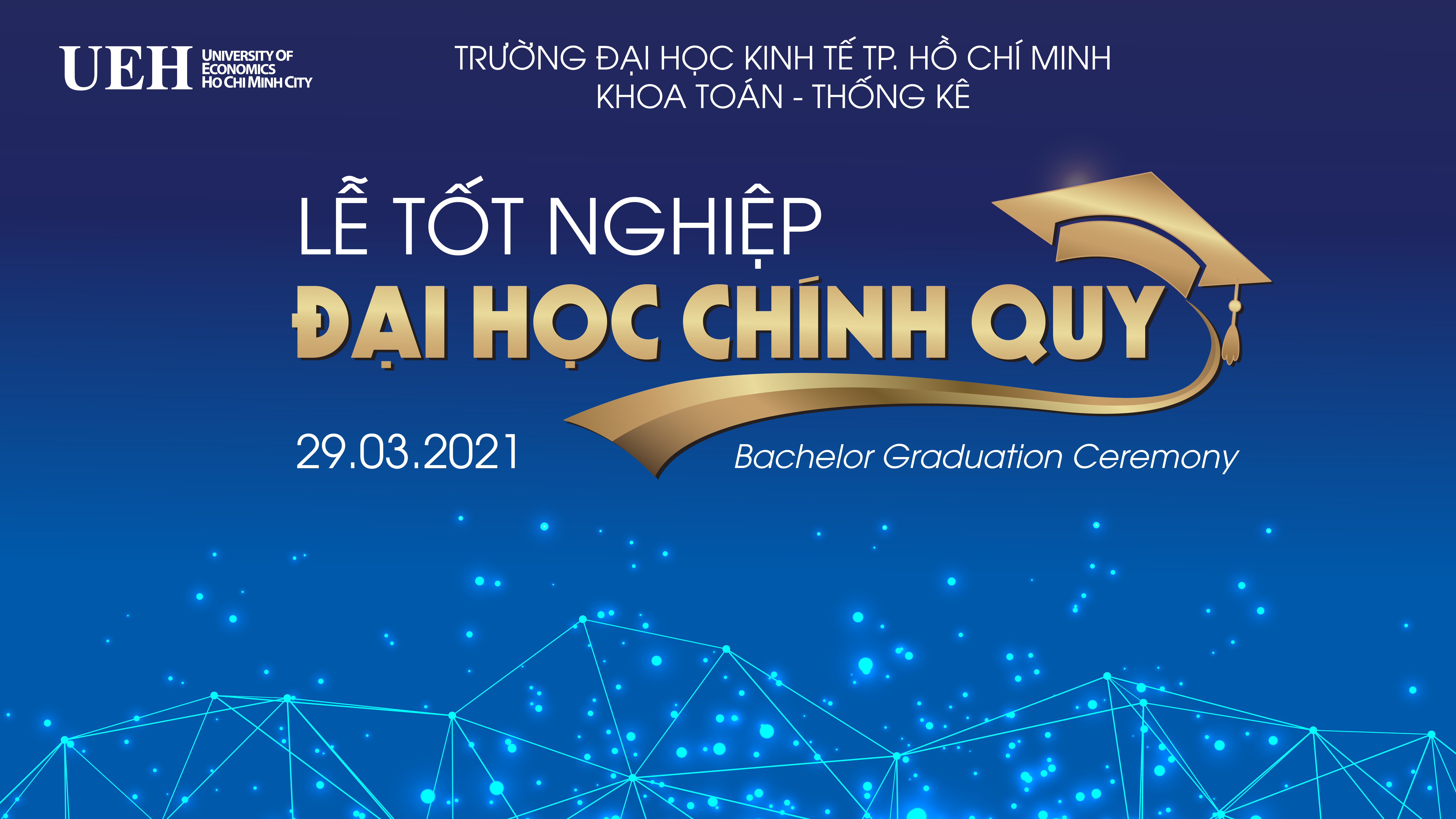 Thông báo chuẩn bị cho Lễ tốt nghiệp khoa Toán - Thống kê ngày 29/3/2021